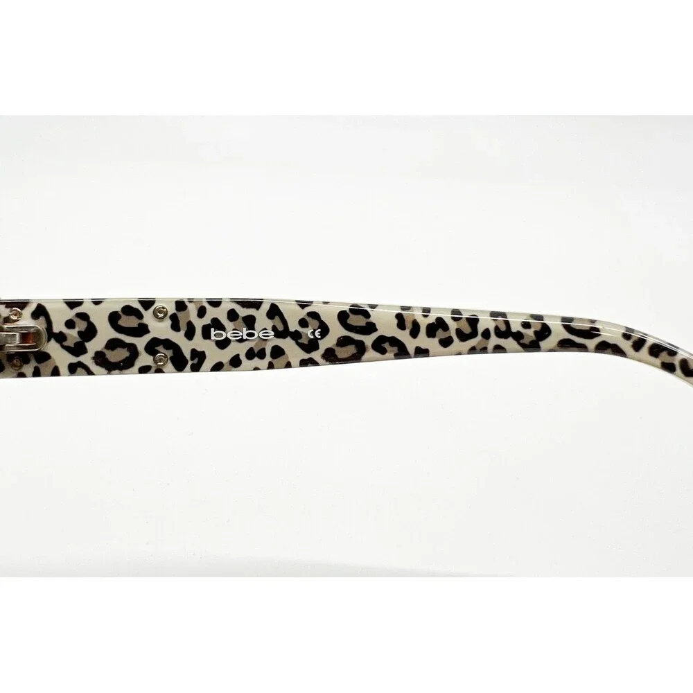 bebe Eyeglass Frames Womens Tortoise Leopard Finest BB7080 57-17-135 42016